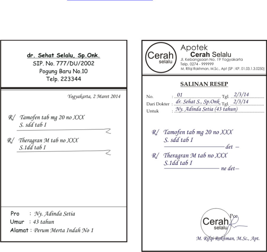 Detail Contoh Salinan Resep Nomer 5