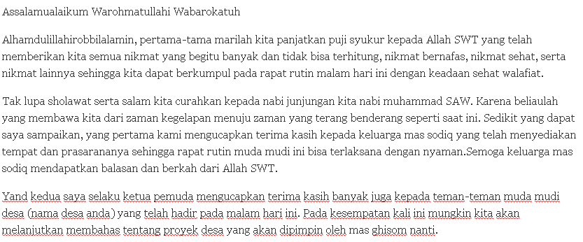 Detail Contoh Sambutan Keluarga Nomer 45