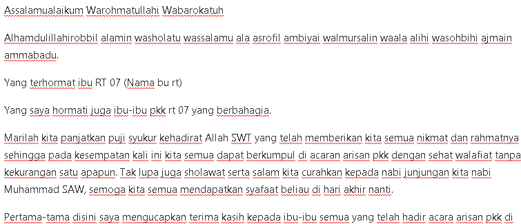 Detail Contoh Sambutan Keluarga Nomer 52