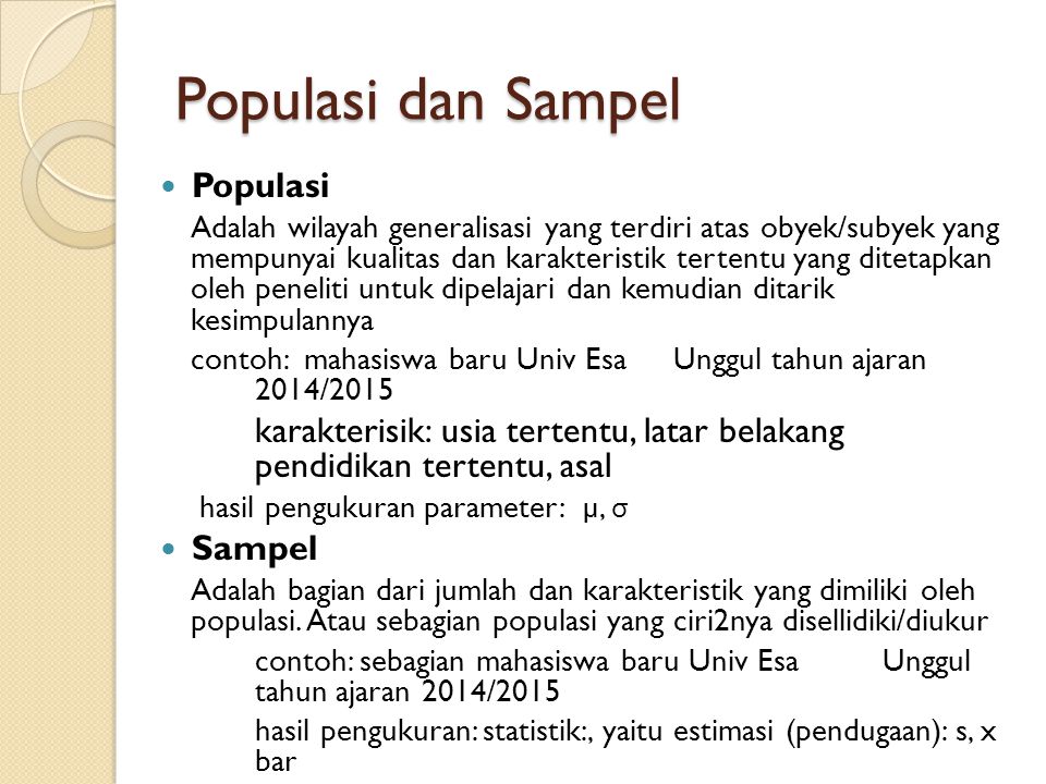 Contoh Sampel Dalam Statistika - KibrisPDR