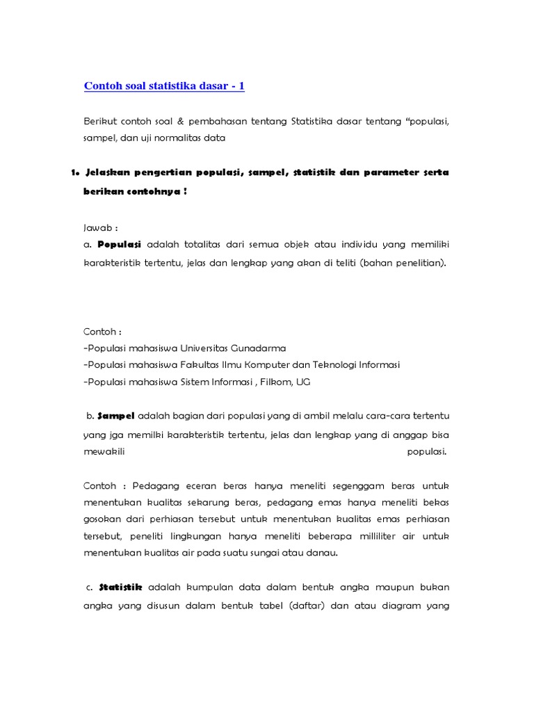 Detail Contoh Sampel Dalam Statistika Nomer 18