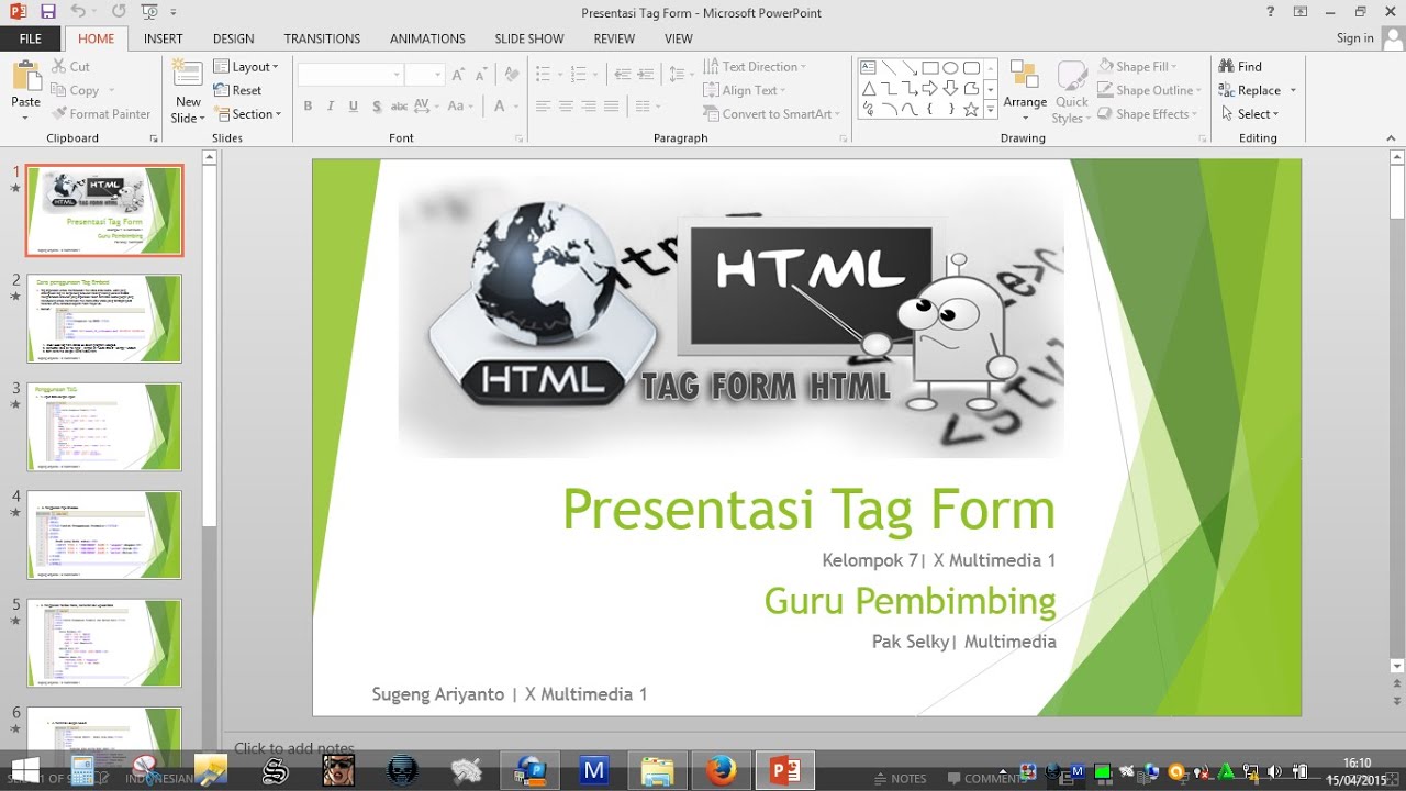 Detail Contoh Sampul Power Point Nomer 17