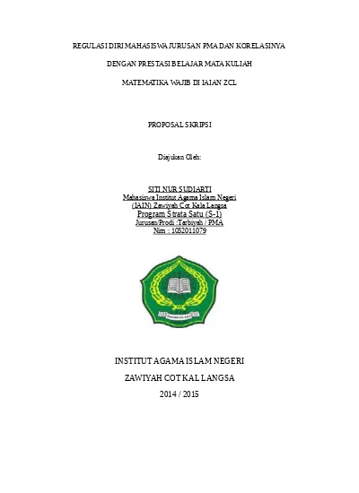 Contoh Sampul Proposal - 56+ Koleksi Gambar