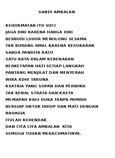 Detail Contoh Sandi Ambalan Nomer 14