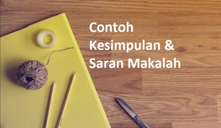 Detail Contoh Saran Makalah Nomer 50