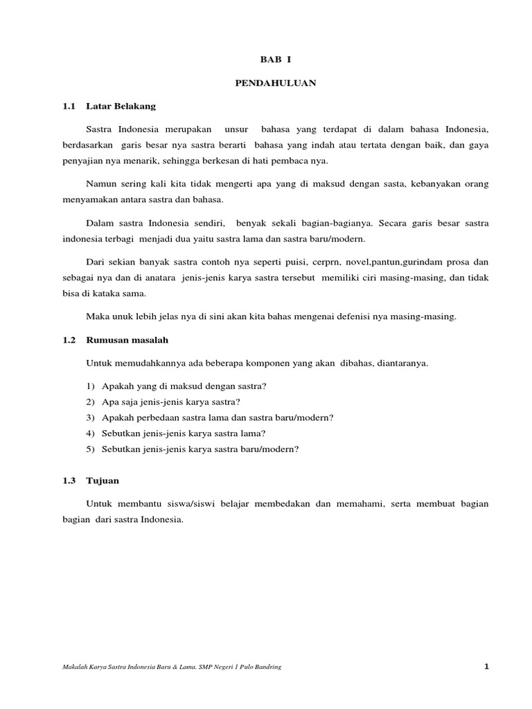 Detail Contoh Sastra Lama Nomer 23