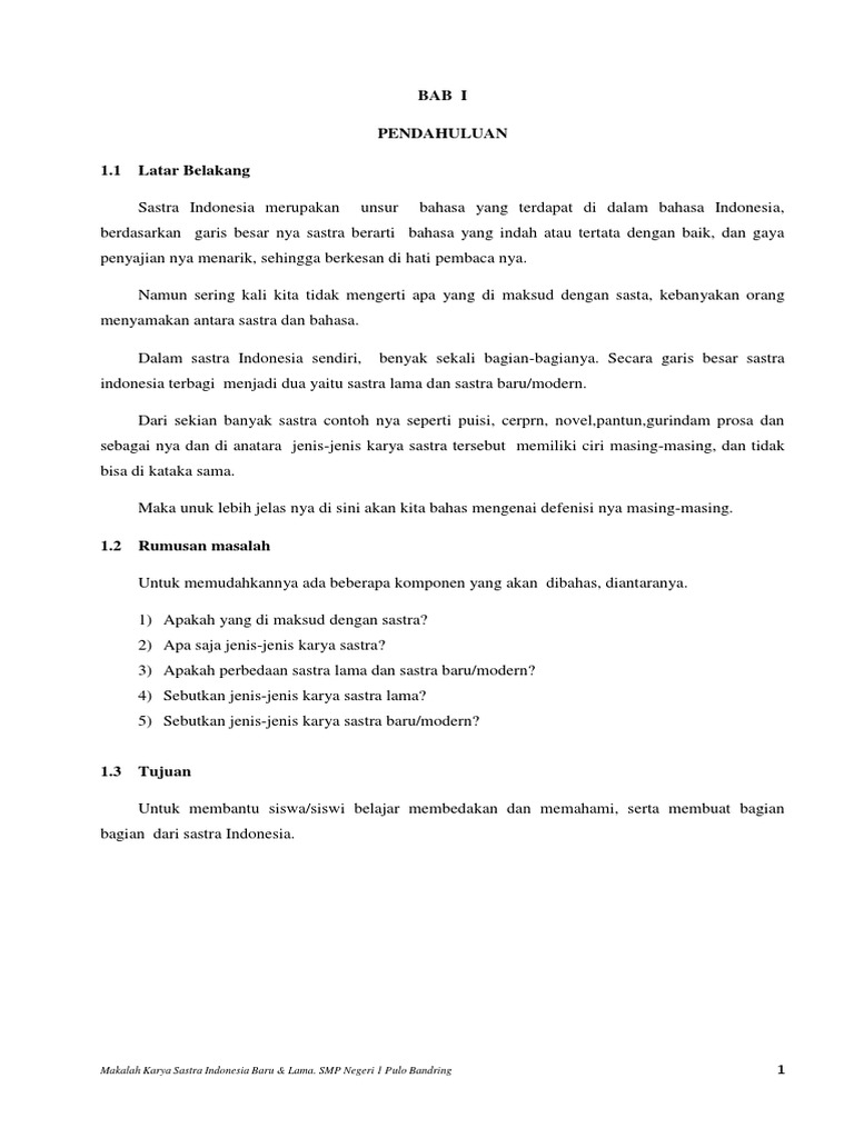 Detail Contoh Sastra Lama Nomer 23