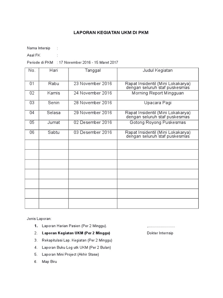 Detail Contoh Schedule Harian Nomer 13