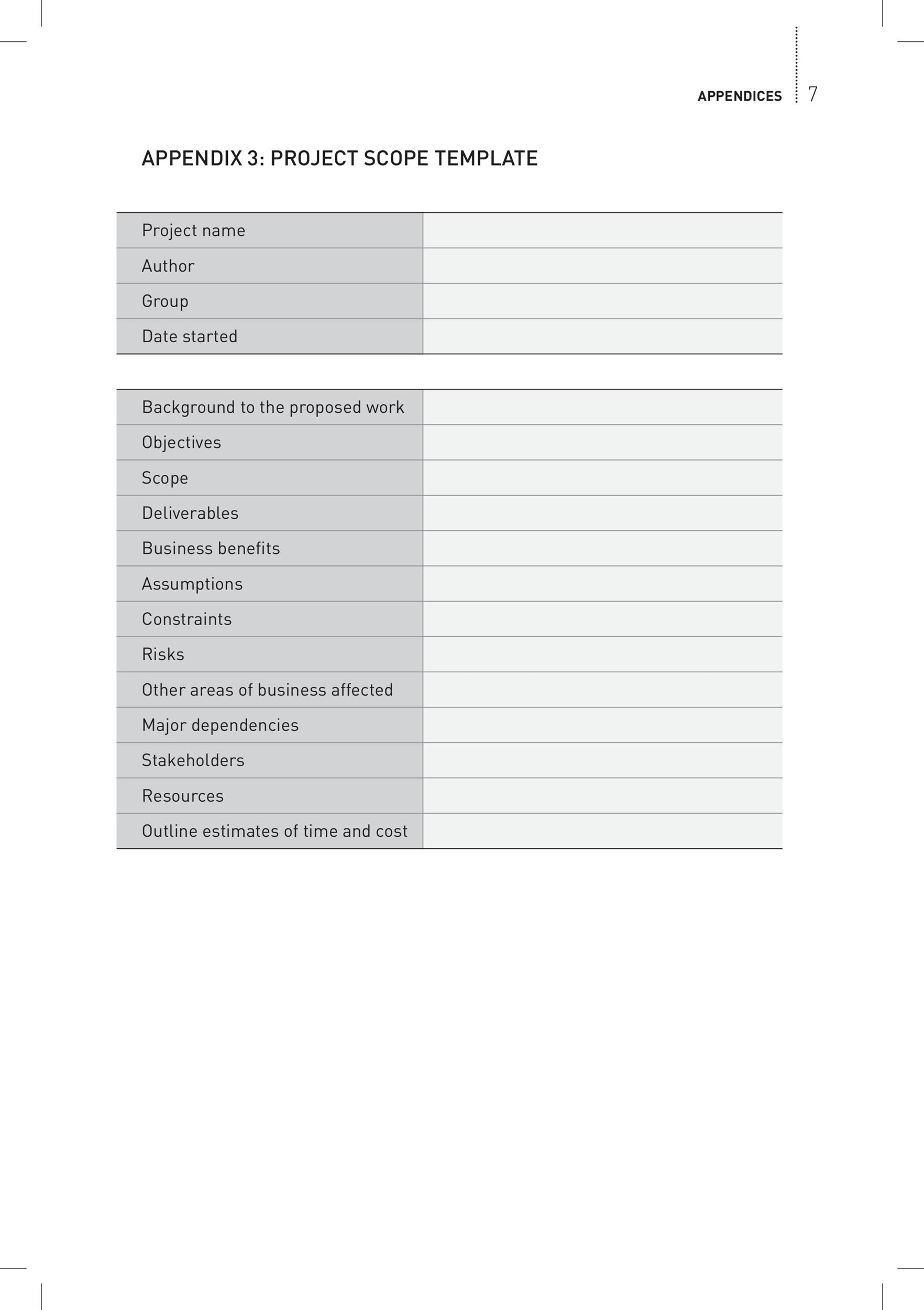 Detail Contoh Scope Of Work Nomer 32