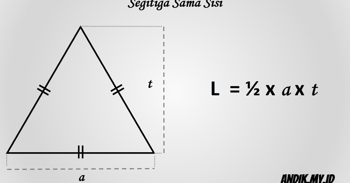 Detail Contoh Segitiga Sama Sisi Nomer 14