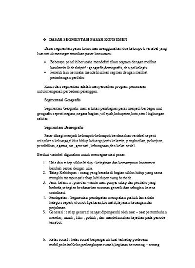 Detail Contoh Segmentasi Perilaku Nomer 37