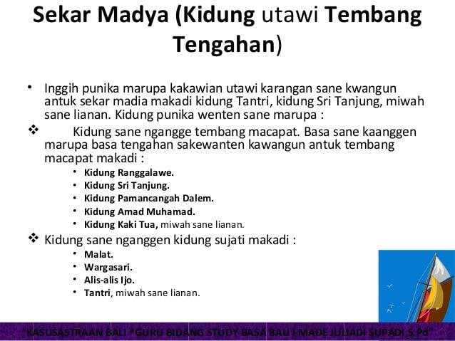 Detail Contoh Sekar Madya Nomer 4