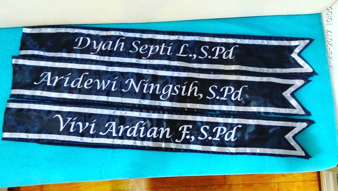 Detail Contoh Selempang Wisuda Nomer 22