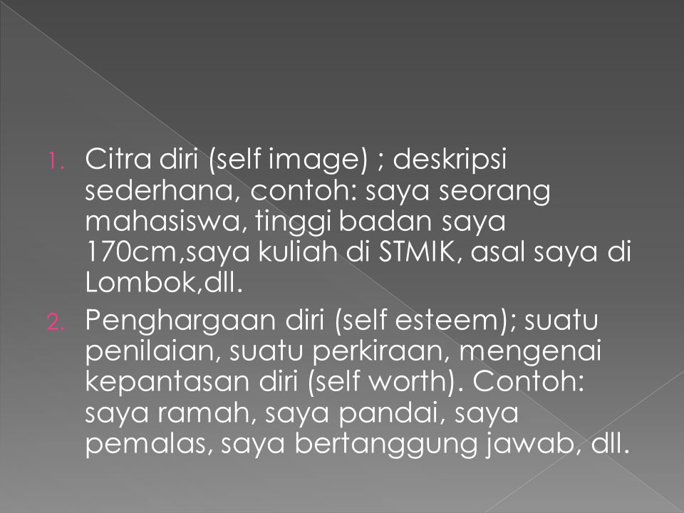 Detail Contoh Self Concept Nomer 13