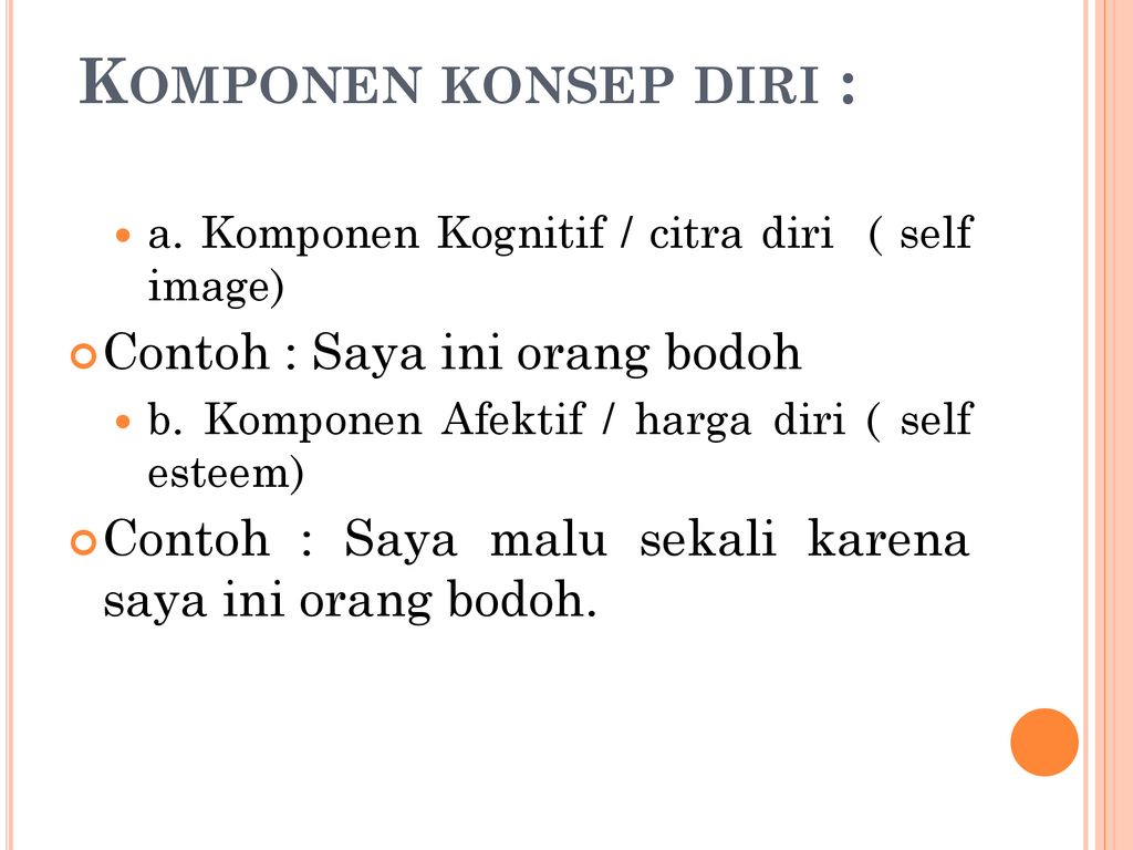 Detail Contoh Self Concept Nomer 6