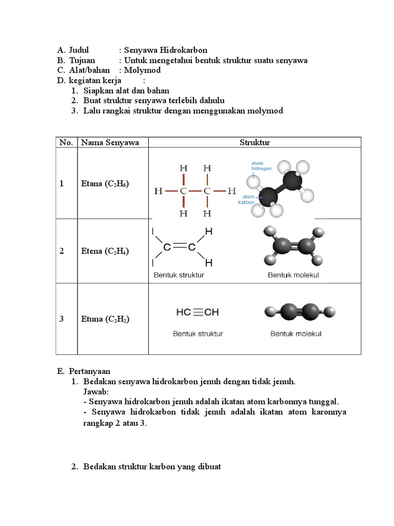 Detail Contoh Senyawa Hidrokarbon Jenuh Nomer 35