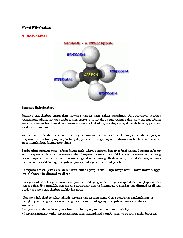 Detail Contoh Senyawa Hidrokarbon Jenuh Nomer 39