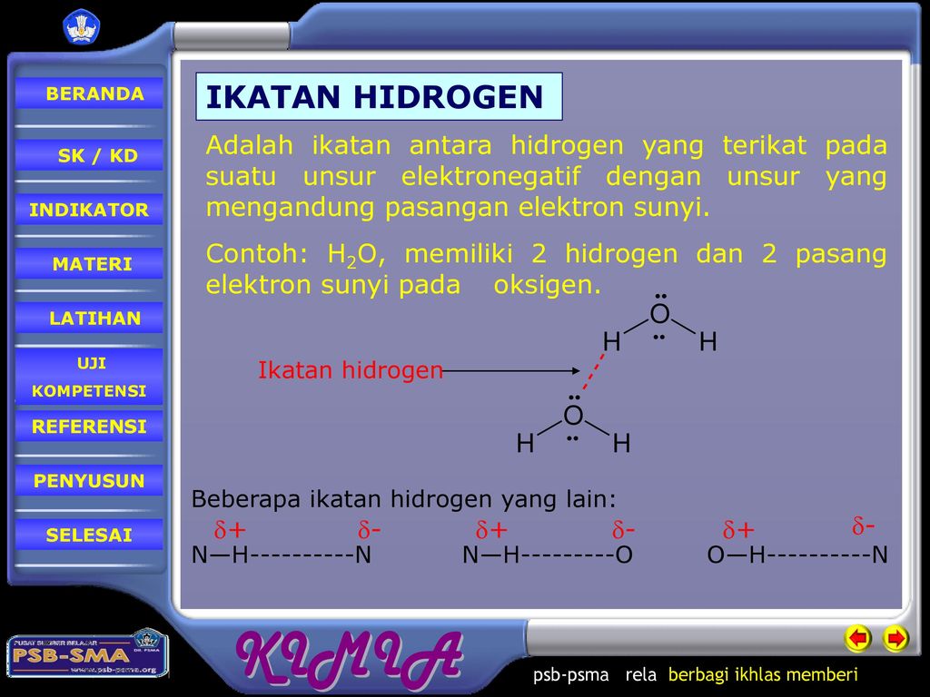 Detail Contoh Senyawa Ikatan Hidrogen Nomer 36