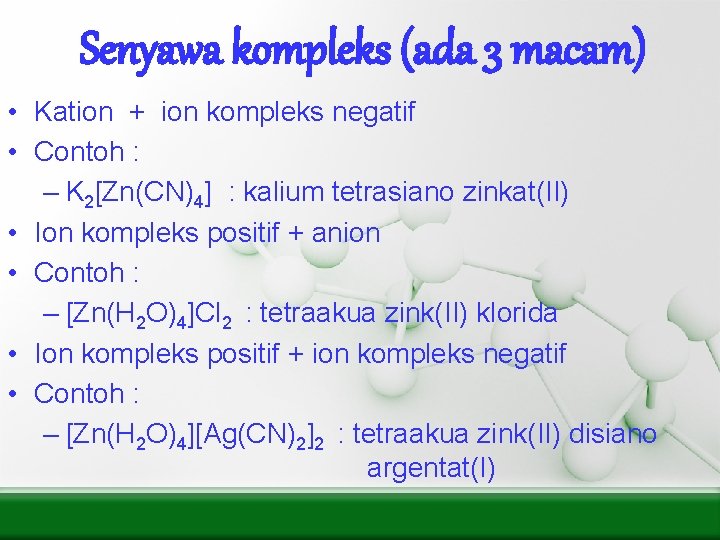 Detail Contoh Senyawa Kompleks Nomer 10