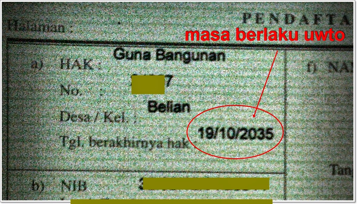 Detail Contoh Sertifikat Hak Guna Bangunan Nomer 15