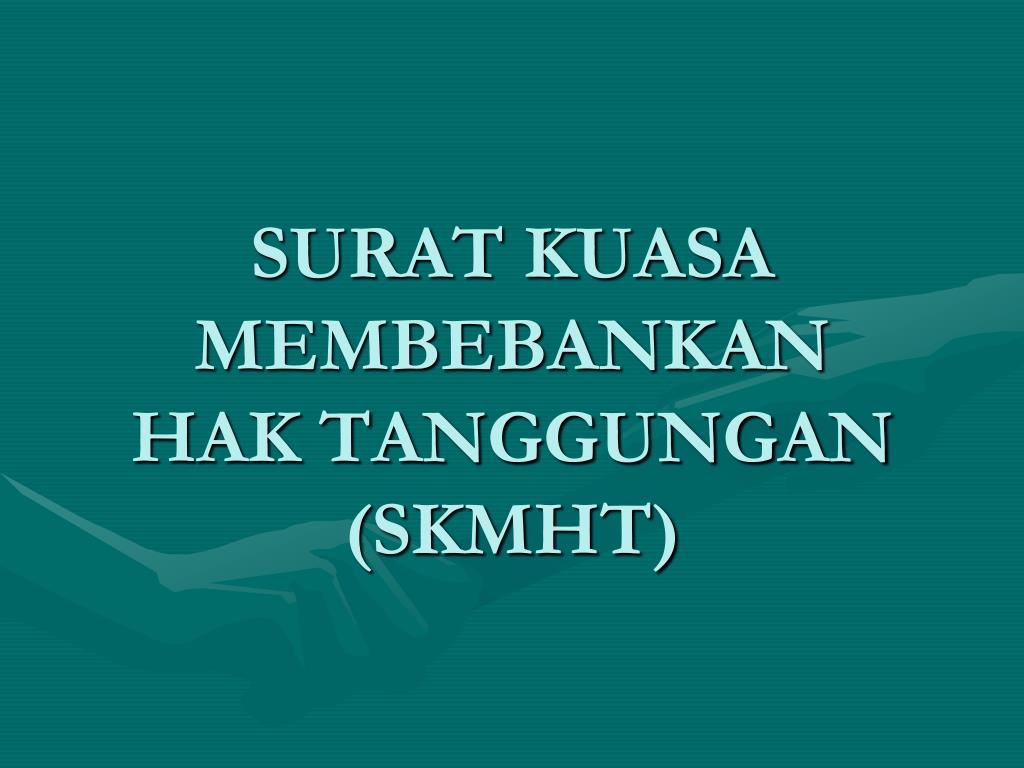 Detail Contoh Sertifikat Hak Tanggungan Nomer 45