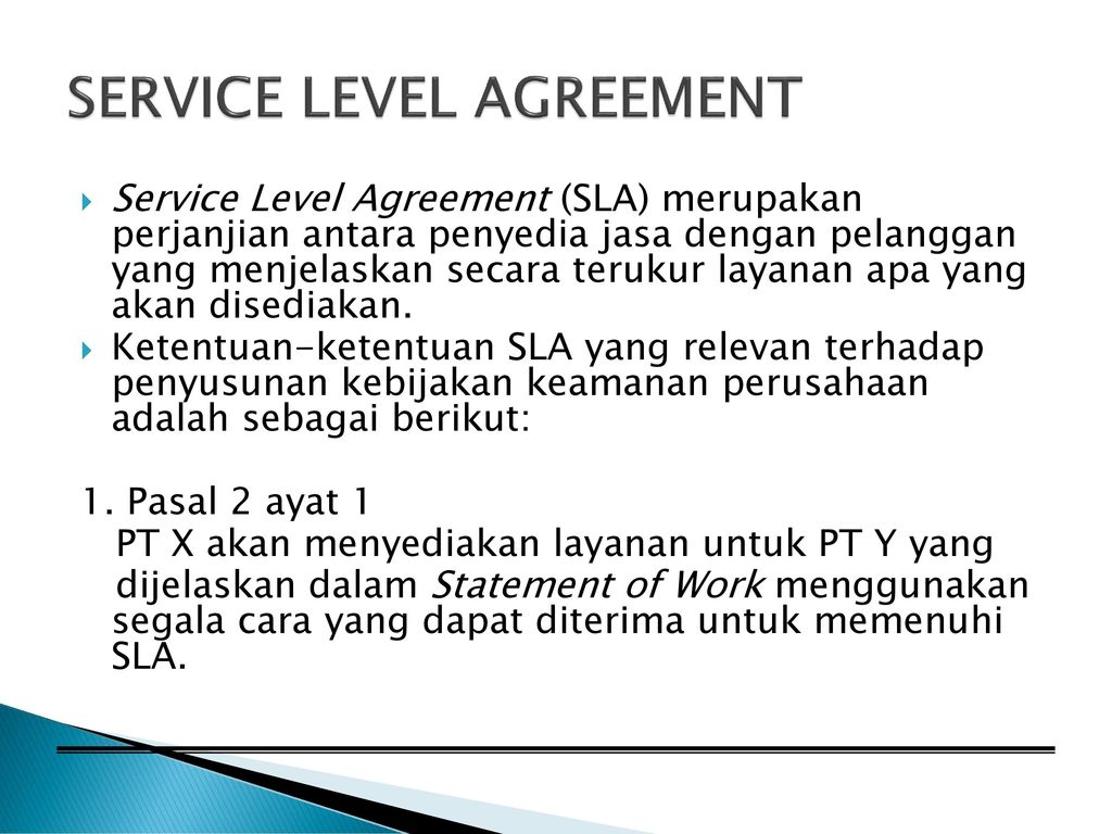 Detail Contoh Service Level Agreement Nomer 24