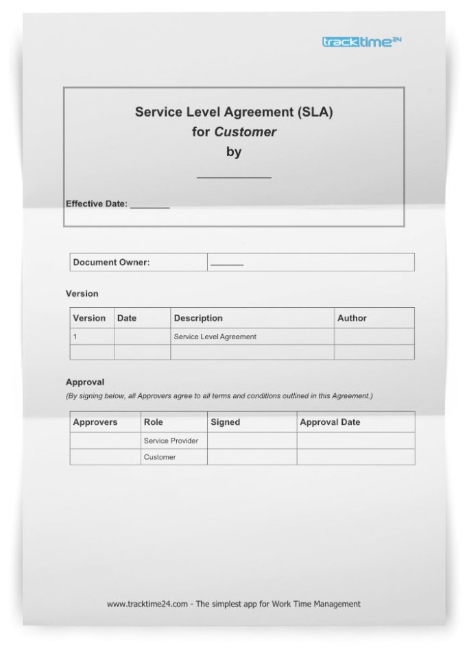 Detail Contoh Service Level Agreement Nomer 10