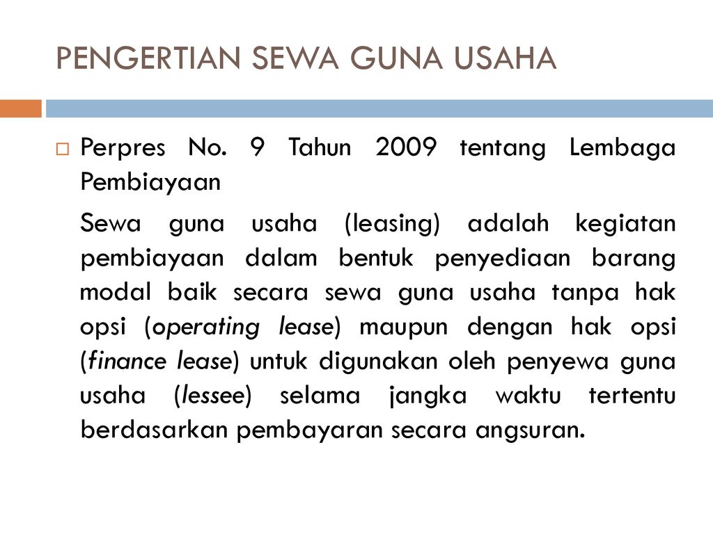 Detail Contoh Sewa Guna Usaha Nomer 13