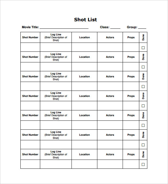 Detail Contoh Shot List Nomer 16