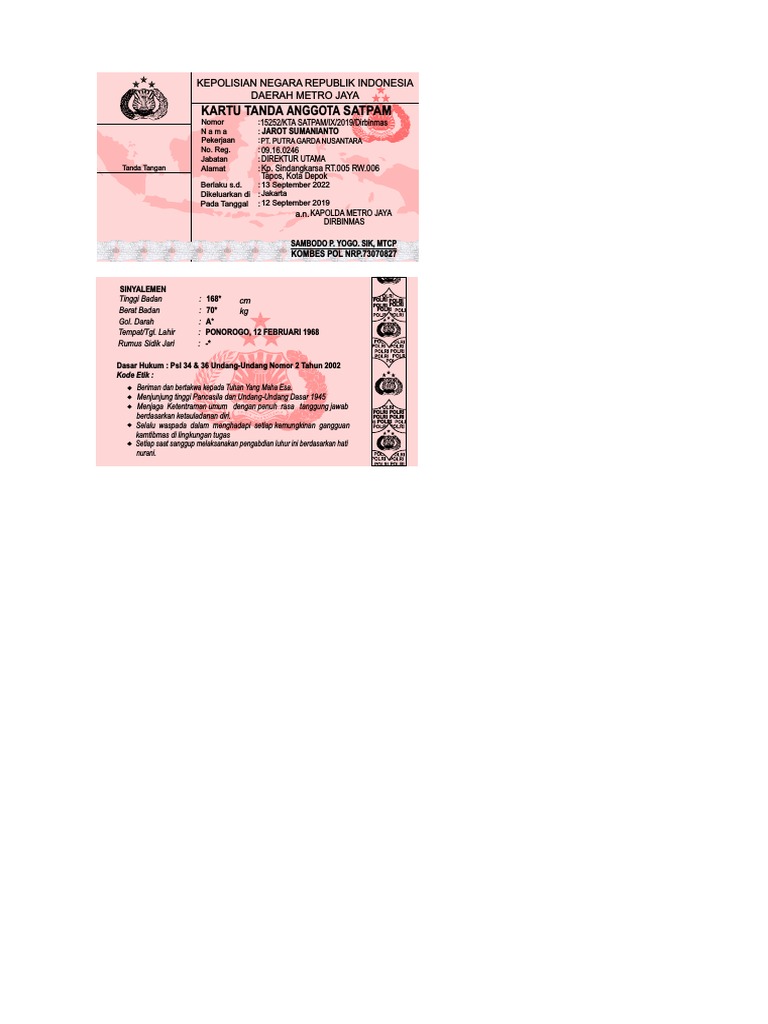 Detail Contoh Sidik Jari Ijazah Nomer 46