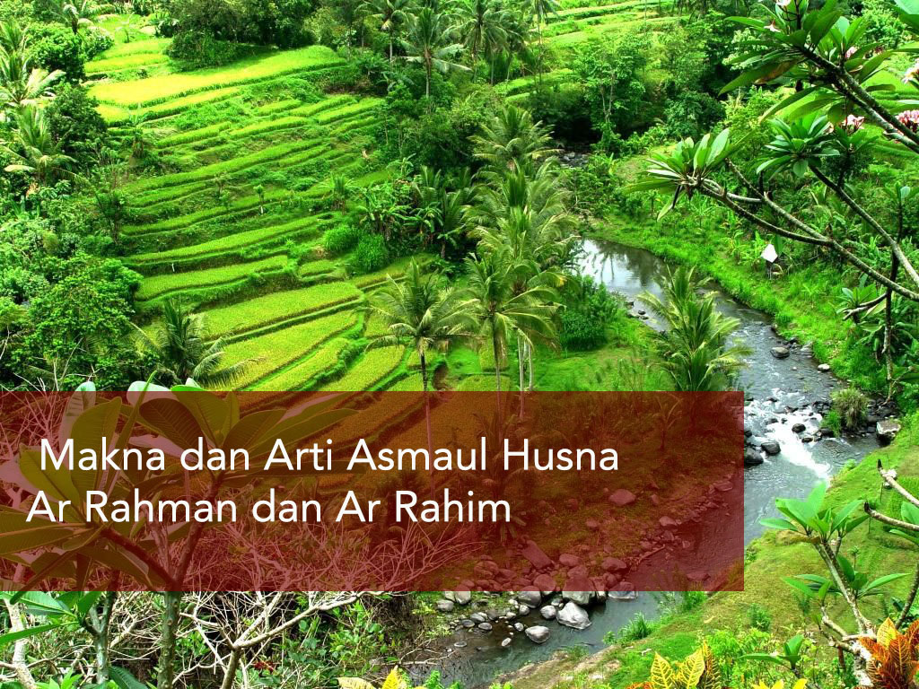 Detail Contoh Sifat Ar Rahman Nomer 17