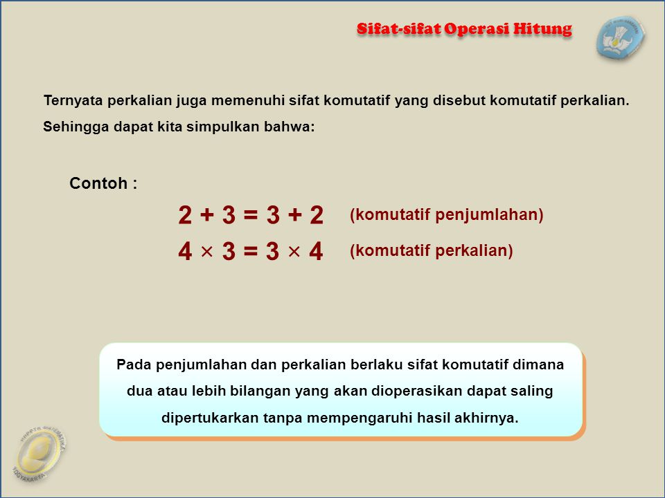 Detail Contoh Sifat Asosiatif Nomer 30