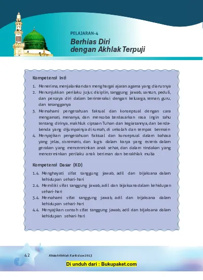 Detail Contoh Sifat Terpuji Nomer 52