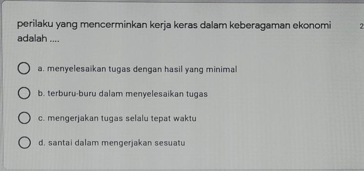 Detail Contoh Sikap Bekerja Keras Nomer 54