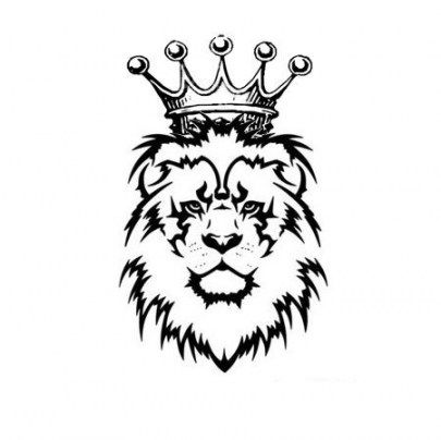 Detail Lion With Crown Nomer 19