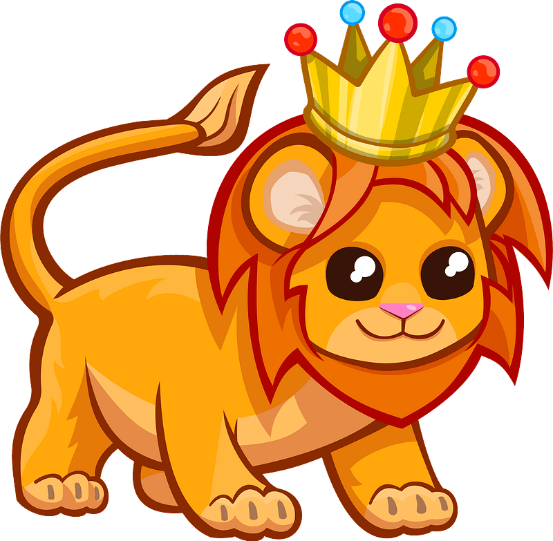 Detail Lion With Crown Nomer 3