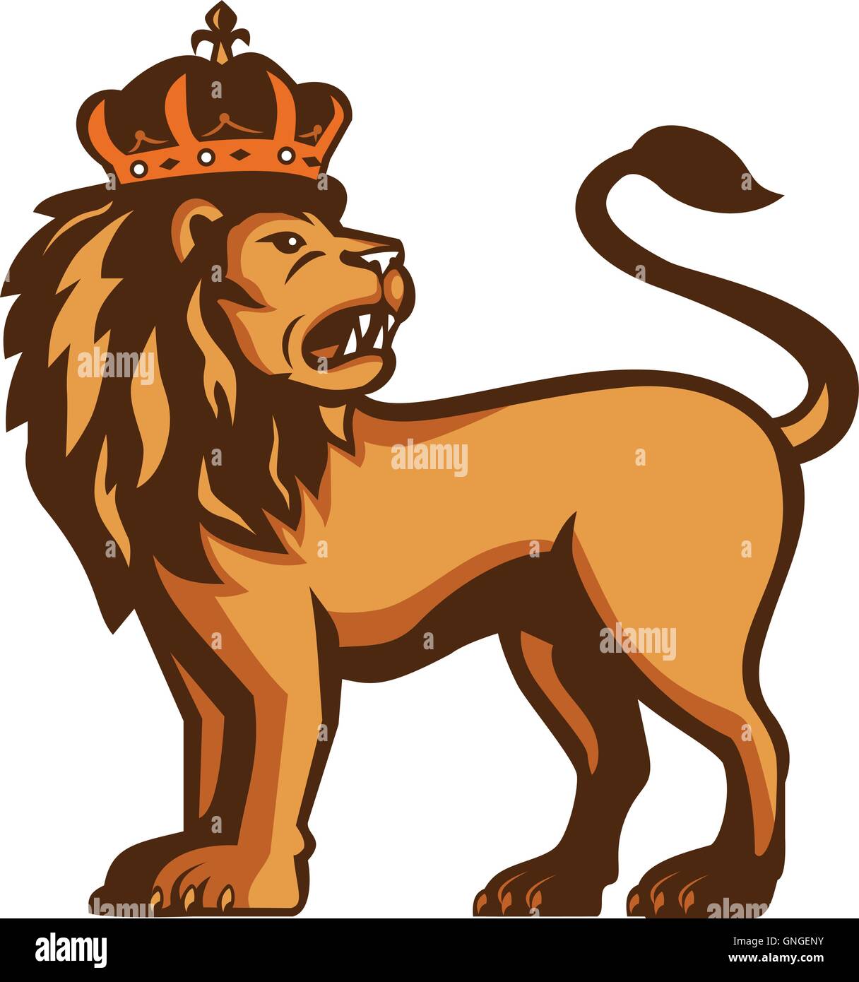 Detail Lion With Crown Nomer 5