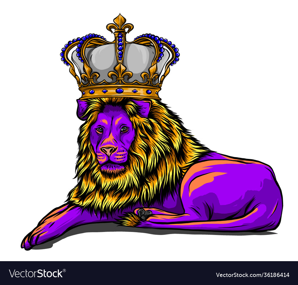 Detail Lion With Crown Nomer 9