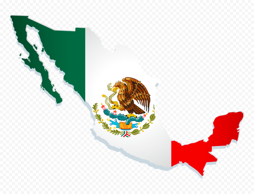 Detail Mexico Mapa 3d Nomer 2