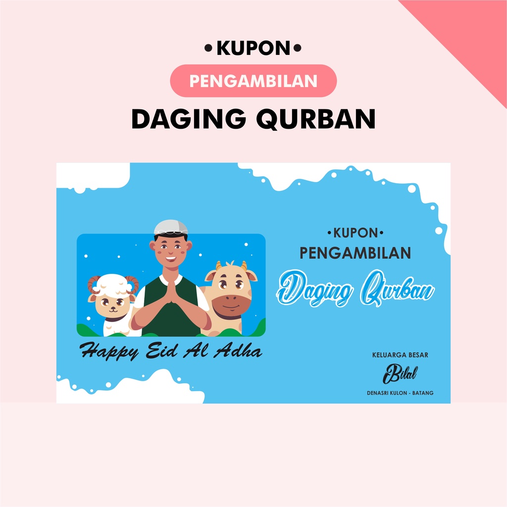 Detail Gambar Kupon Qurban Idul Adha Nomer 19