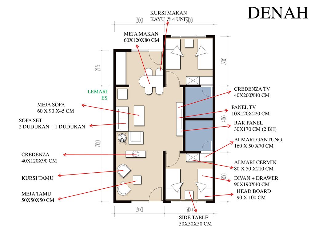 Detail Gambar Kursi Dalam Denah Rumah Nomer 8