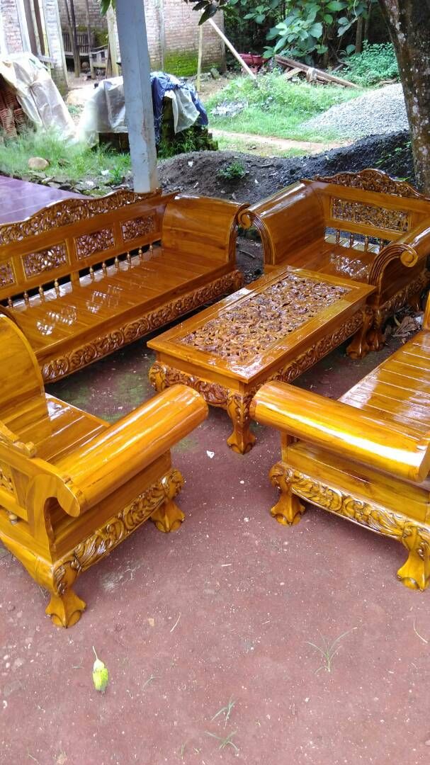 Detail Gambar Kursi Kayu Jati Nomer 25