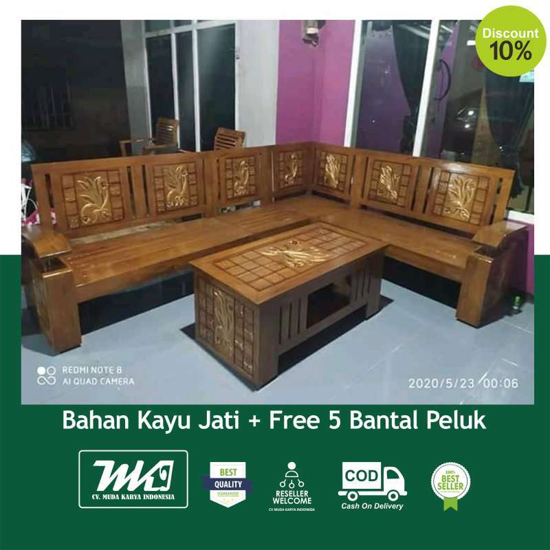 Detail Gambar Kursi Kayu Jati Nomer 28