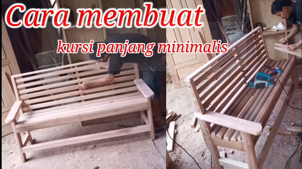 Detail Gambar Kursi Kayu Panjang Minimalis Nomer 53