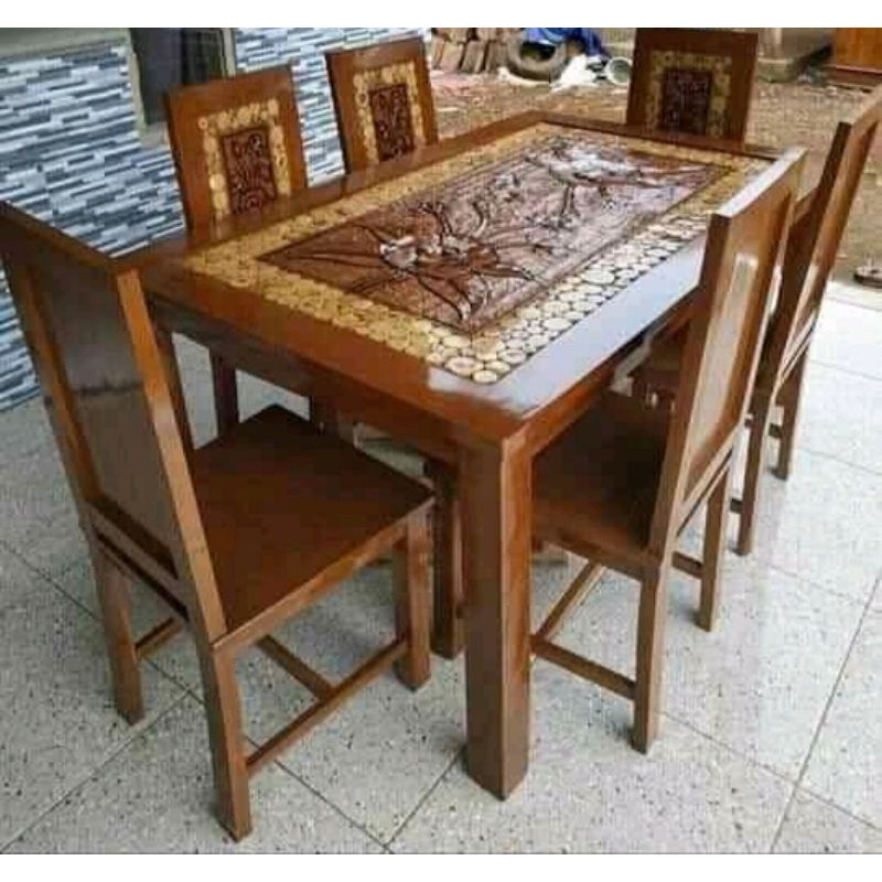 Detail Gambar Kursi Makan Kayu Nomer 16