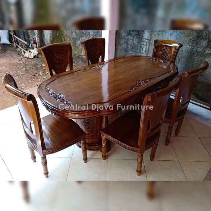 Detail Gambar Kursi Makan Kayu Nomer 39