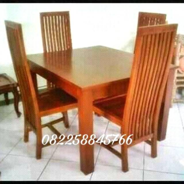 Detail Gambar Kursi Makan Kayu Nomer 44