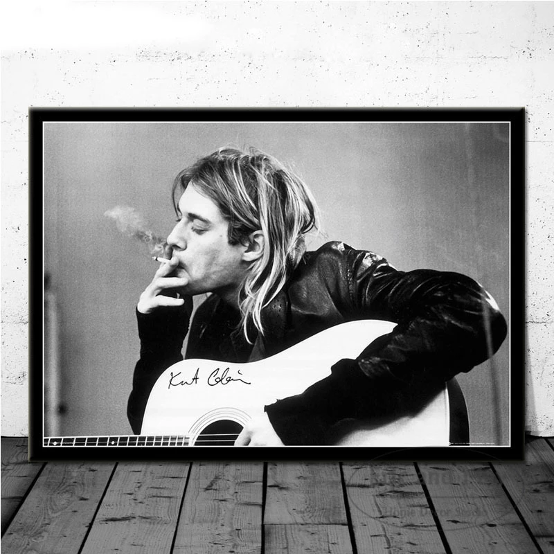 Detail Gambar Kurt Cobain Hitam Putih Nomer 22