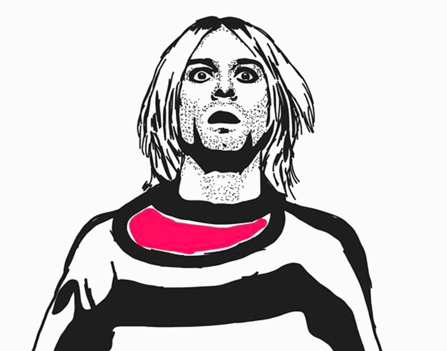Detail Gambar Kurt Cobain Hitam Putih Nomer 29