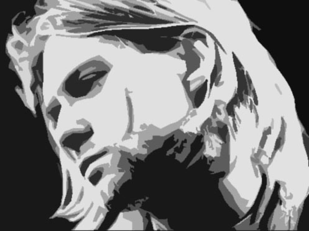 Detail Gambar Kurt Cobain Hitam Putih Nomer 54